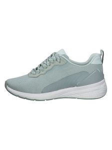 Tamaris Sneakersy w kolorze miętowym rozmiar: 37. Zielone trampki Tamaris, bez wzorów, bez zapięcia. Za 100,52 zł.