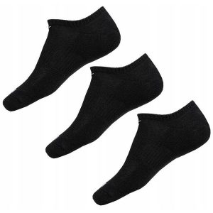 Skarpety stopki Nike Dri-FIT 3 pary czarne. Czarne skarpetki Nike, bez wzorów. Za 71,00 zł.