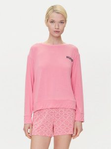 HUGO Koszulka piżamowa Unite 50490706 Różowy Relaxed Fit. Czerwone koszule nocne Hugo, bez wzorów, z wiskozy, bez ramiączek. Za 149,99 zł.
