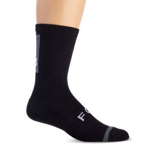 Skarpety rowerowe Fox 8 Defend Sock. Czarne skarpetki FOX, bez wzorów. Za 101,99 zł.