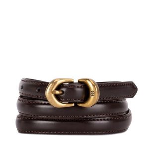 Pasek Damski GINO ROSSI. Brązowe paski Gino Rossi, bez wzorów. Za 99,99 zł.