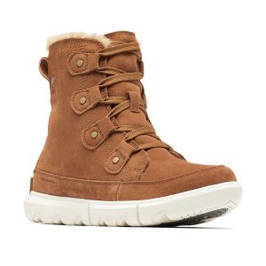 Buty trekkingowe damskie Sorel Explorer Next Joan Wp. Brązowe buty trekkingowe Sorel, bez zapięcia. Za 489,00 zł.