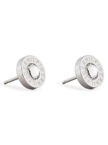 Tommy Hilfiger Kolczyki 2700259 Srebrny. Szare kolczyki TOMMY HILFIGER, metalowe. Za 239,99 zł.