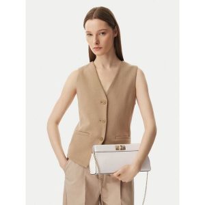 Torebka Tommy Hilfiger. Białe torebki klasyczne TOMMY HILFIGER, bez wzorów, bez dodatków. Za 529,99 zł.