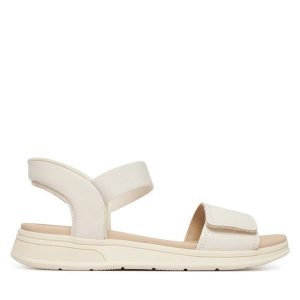 Sandały Caprice. Białe sandały Caprice, bez wzorów, bez obcasa, na płaskiej podeszwie, bez zapięcia. Za 339,99 zł.