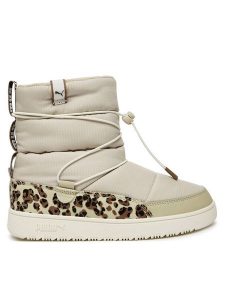 Puma Śniegowce Snowbae Wns 398890 01 Beżowy. Brązowe buty zimowe Puma, z materiału, bez obcasa, bez zapięcia. Za 399,99 zł.