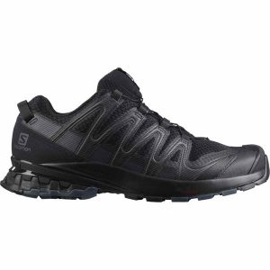 Buty trekkingowe damskie Salomon XA PRO 3D v8. Czarne buty trekkingowe Salomon, bez zapięcia. Za 449,00 zł.