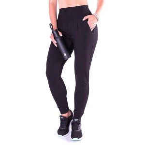 Dopasowane spodnie dresowe na siłownię damskie 2skin FITGIRL CZARNE. Czarne spodnie dresowe 2SkIN, s, bez wzorów, z bawełny. W wyprzedaży za 110,00 zł.