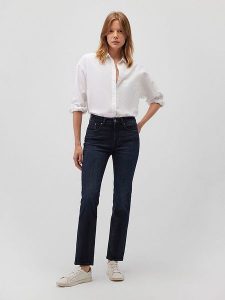 MAVI Dżinsy "Kendra" - Slim fit - w kolorze granatowym rozmiar: W30/L30. Niebieskie jeansy Mavi, bez wzorów. Za 149,95 zł.