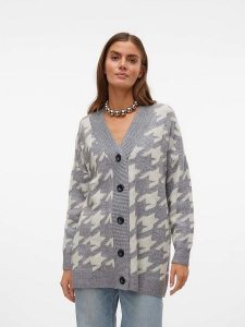 Vero Moda Kardigan w kolorze szarym rozmiar: L. Szare kardigany Vero Moda. Za 83,42 zł.