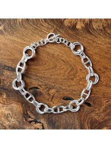 Eclat d'Argent Srebrna bransoletka z elementem ozdobnym rozmiar: onesize. Szare bransoletki Eclat d'Argent, srebrne. Za 165,99 zł.