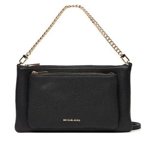 Torebka MICHAEL Michael Kors. Czarne torebki klasyczne MICHAEL Michael Kors, bez wzorów, bez dodatków. Za 629,99 zł.