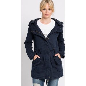Review - Parka. Szare kurtki marki Review, s, z bawełny. W wyprzedaży za 369,90 zł.