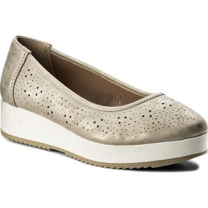 Półbuty CLARA BARSON - W16SS068-3P Beżowy. Czółenka marki Clara Barson. Za 79,99 zł.
