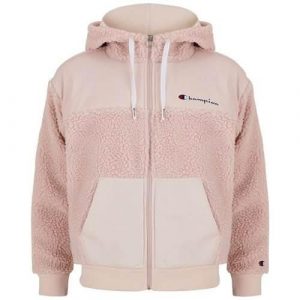 Bluza sportowa damska Champion Hooded Full Zip Sweat. Brązowe bluzy Champion, m, bez wzorów, z kapturem. Za 277,00 zł.