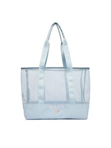 Roxy Torebka CWBEO-ROXY-M-007-09 Niebieski. Niebieskie shopper bag Roxy, bez wzorów, z materiału, bez dodatków. Za 99,99 zł.