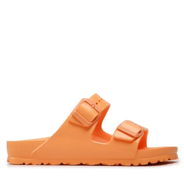 BIRKENSTOCK ARIZONA EVA Klapki damskie. Brązowe klapki Birkenstock, bez wzorów, bez obcasa. Za 179,99 zł.