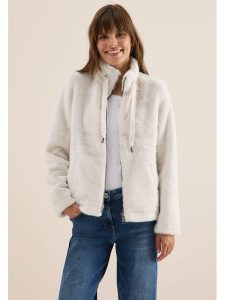 Cecil Kurtka pluszowa w kolorze białym rozmiar: L. Białe kurtki Cecil, l, bez wzorów, bez kaptura. Za 279,78 zł.