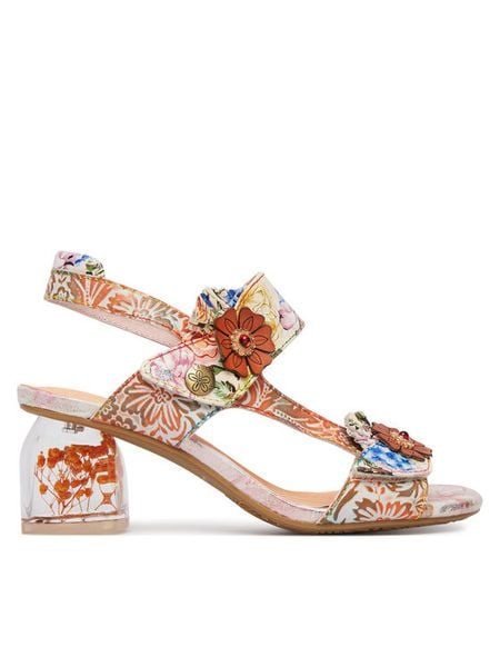 Laura Vita Sandały Framboiseo 26 Pomarańczowy. Brązowe sandały LAURA VITA, bez wzorów, ze skóry, bez obcasa, na słupku, bez zapięcia. Za 429,99 zł.