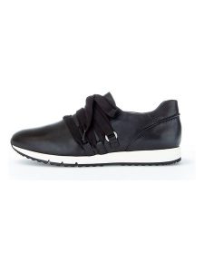 Gabor Skórzane sneakersy w kolorze czarnym rozmiar: 38. Czarne trampki Gabor, bez wzorów, ze skóry, bez zapięcia. Za 203,93 zł.