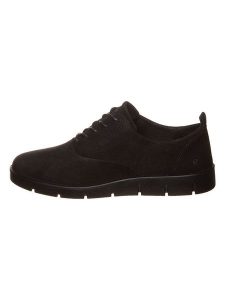 Ecco Skórzane sneakersy w kolorze czarnym rozmiar: 42. Czarne trampki ecco, bez wzorów, bez zapięcia. Za 281,10 zł.