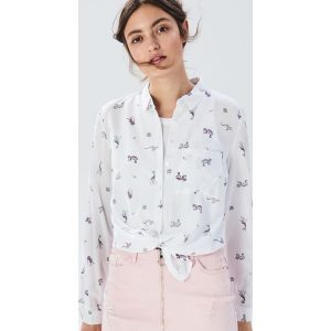 Wzorzysta koszula - Fioletowy. Koszule marki Sinsay. Za 39,99 zł.