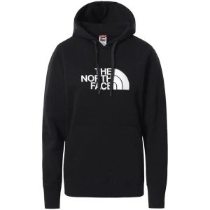 Bluza sportowa damska The North Face W Drew Peak Pullover Hoodie. Czarne bluzy The North Face, xs, bez wzorów, z kapturem. Za 349,99 zł.