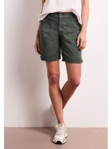 Street One Bermudy w kolorze khaki rozmiar: 42. Brązowe szorty Street One, bez wzorów, street. Za 139,95 zł.