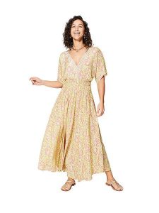 Aller Simplement Sukienka w kolorze żółtym rozmiar: 34-40. Żółte sukienki Aller Simplement, na co dzień, bez wzorów, klasyczne, bez kołnierzyka, bez ramiączek, maxi, proste. Za 78,99 zł.