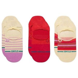 Skarpety damskie Stance Fulfilled 3 Pack. Brązowe skarpetki Stance, bez wzorów. Za 95,99 zł.