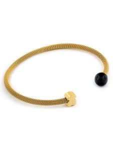 TOUS Bransoletka Icon Mesch 1004507240 Złoty. Żółte bransoletki Tous, srebrne. Za 389,99 zł.