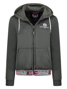 Maison Montaigne Bluza "Gertrumai" w kolorze antracytowym rozmiar: XL. Czarne bluzy Maison Montaigne, xl, bez wzorów, bez kaptura. Za 157,73 zł.