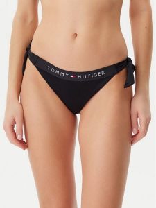 Tommy Hilfiger Dół od bikini UW0UW04497 Czarny. Czarne bikini TOMMY HILFIGER, bez wzorów, z syntetyku. Za 119,99 zł.