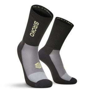 Skarpety rowerowe MTB Kolarstwo Siroko MTB Shred Gray. Szare skarpetki SIROKO, bez wzorów. Za 72,00 zł.