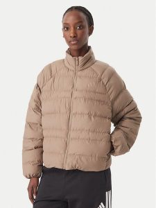 Adidas Kurtka zimowa Essentials Packable KS5301 Beżowy Loose Fit. Brązowe kurtki ADIDAS, na zimę, l, bez wzorów, z syntetyku, bez kaptura. Za 349,99 zł.