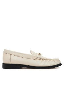 Tommy Hilfiger Półbuty Soft Leather Horsebit Loafer FW0FW08414 Écru. Półbuty TOMMY HILFIGER, bez wzorów, ze skóry, bez obcasa, na płaskiej podeszwie, bez zapięcia. Za 349,99 zł.