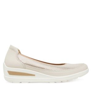 Półbuty Ara. Brązowe czółenka Ara, bez wzorów, bez obcasa, na koturnie, bez zapięcia. Za 489,99 zł.