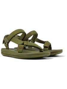 Camper Sandały w kolorze khaki rozmiar: 36. Brązowe sandały Camper, bez wzorów, z otwartym noskiem, bez obcasa, bez zapięcia. Za 228,38 zł.