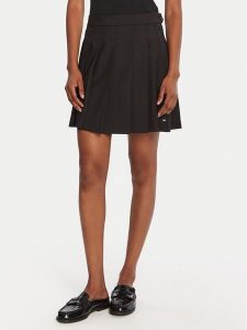 Tommy Hilfiger Spódnica plisowana Timeless WW0WW48354 Czarny Regular Fit. Czarne spódnice TOMMY HILFIGER, bez wzorów, z syntetyku. Za 459,99 zł.