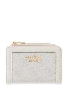 Guess Portfel 183063 Beżowy. Brązowe portfele Guess, z aplikacjami. Za 264,99 zł.