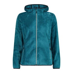 Bluza damska turystyczna CMP 38P1546. Zielone bluzy CMP, xs, bez wzorów, bez kaptura. W wyprzedaży za 319,70 zł.