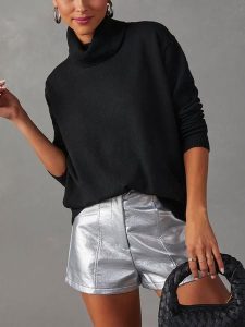 Milan Kiss Golf w kolorze czarnym rozmiar: S. Czarne golfy Milan Kiss, bez wzorów. Za 144,92 zł.