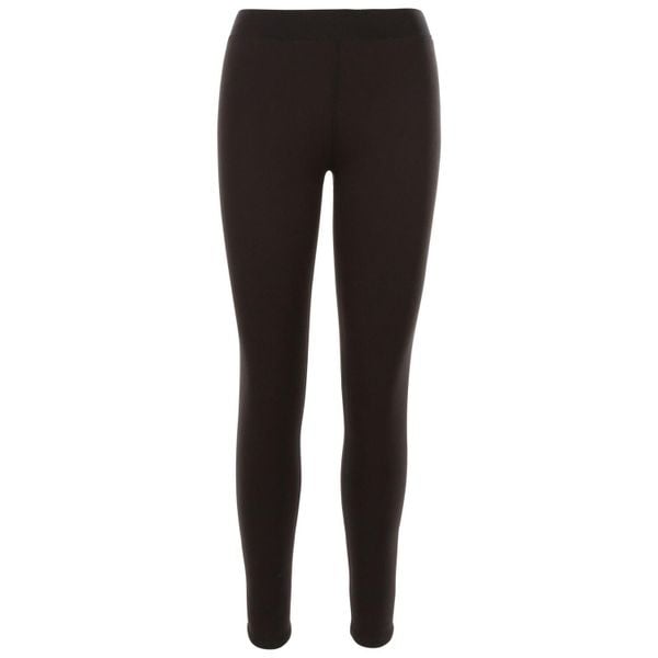 Legginsy Damskie Fuzzy Sherpa. Czarne legginsy Trespass, bez wzorów. Za 144,99 zł.