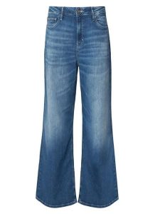 Guess Jeansy W6YA82 D1331 Niebieski Wide Leg. Niebieskie jeansy Guess, z aplikacjami, z bawełny. Za 614,99 zł.