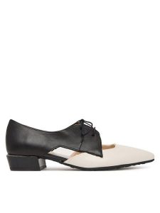 Hispanitas Półbuty BHV264628 C007 Beżowy. Brązowe czółenka Hispanitas, bez wzorów, ze skóry, bez obcasa, na obcasie, bez zapięcia. Za 479,99 zł.