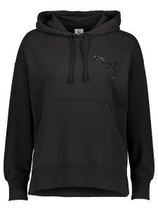 Puma Bluza w kolorze czarnym rozmiar: L. Czarne bluzy Puma, l, bez wzorów, z kapturem. Za 237,17 zł.