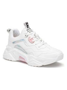 Trendyol Sneakersy w kolorze białym rozmiar: 35. Białe trampki Trendyol, bez wzorów, bez zapięcia. Za 217,99 zł.