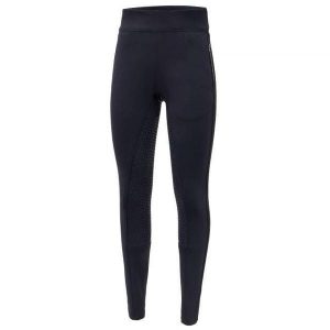 Legginsy jeździeckie damskie Equestrian Queen ChelmsfordFullGrip 22AW. Niebieskie legginsy EQUESTRIAN QUEEN, z aplikacjami, z elastanu. Za 198,99 zł.