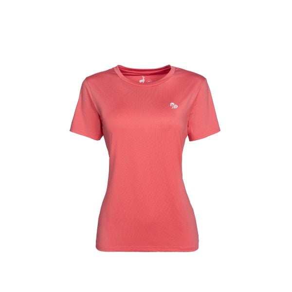 Koszulka sportowa damska AULP TIKKY oddychająca szybkoschnąca techniczna. Czerwone koszulki sportowe Aulp, bez wzorów, bez ramiączek. W wyprzedaży za 59,99 zł.
