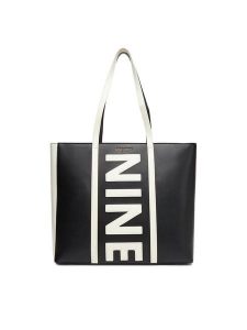 Nine West Torebka CEO-WHITE-LX10027 Czarny. Czarne shopper bag Nine West, bez wzorów, z materiału, bez dodatków. Za 329,99 zł.